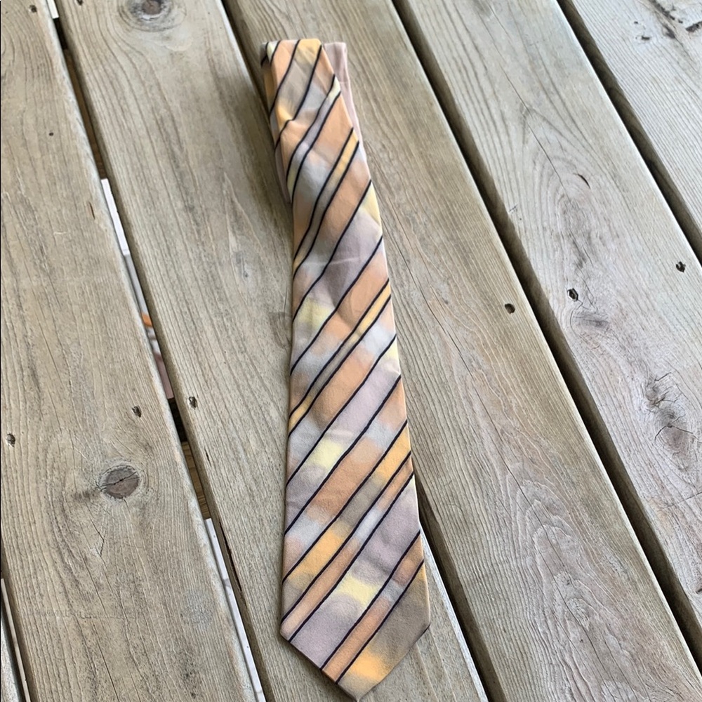 Vintage Hand-Painted Silk Tie – Robert Daskal Chicago